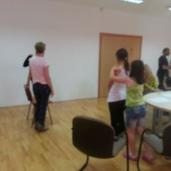 Visit of the "Phoenix aid" London - The massage program for children in schools