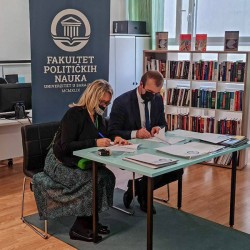 Potpisan sporazum o saradnji sa Fakultetom političkih nauka Univerziteta u Sarajevu