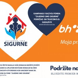 Kompanija BH Telecom podržala razvoj Fonda &bdquo;ZAJEDNO SMO SIGURNE&ldquo;
