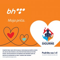 Dru&scaron;tveno odgovorna kompanija BH Telecom pruža ruku podr&scaron;ke razvoju fonda Zajedno smo Sigurne!